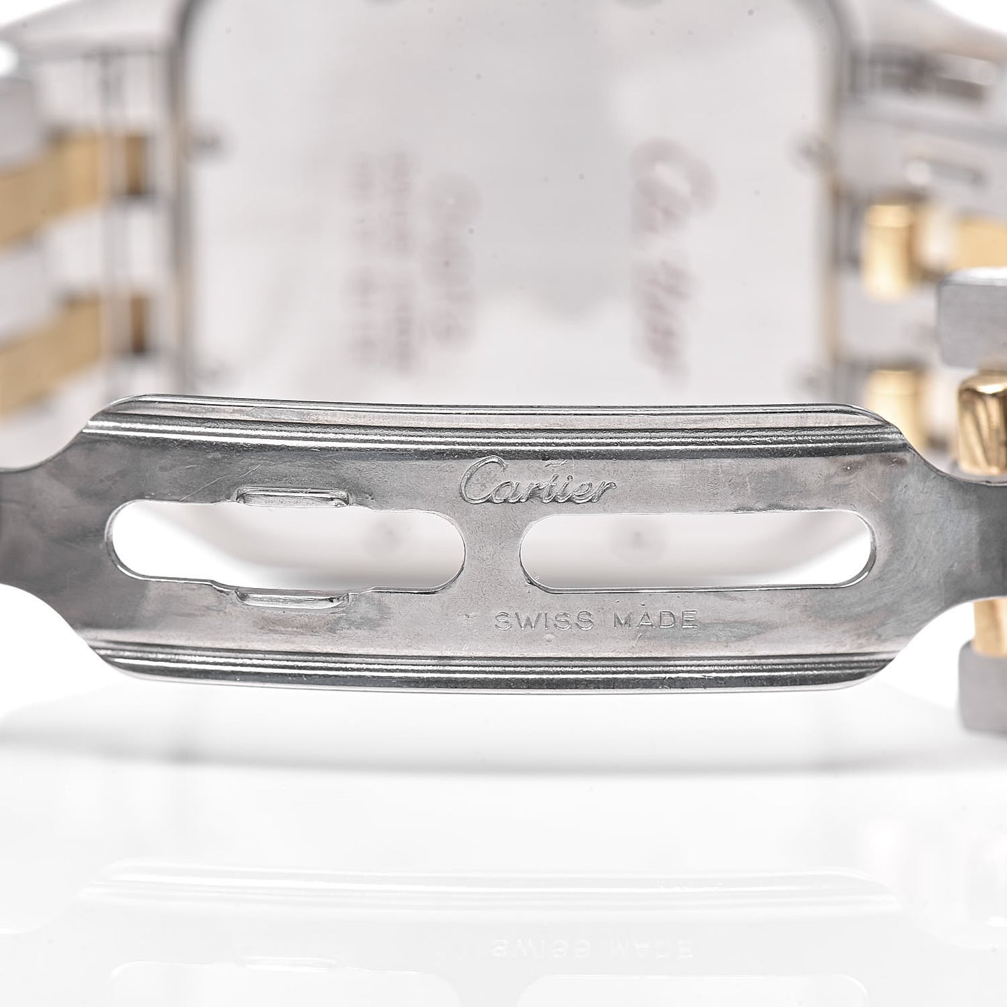 Stainless Steel 18K Yellow Gold 29mm Panthere Quartz Watch