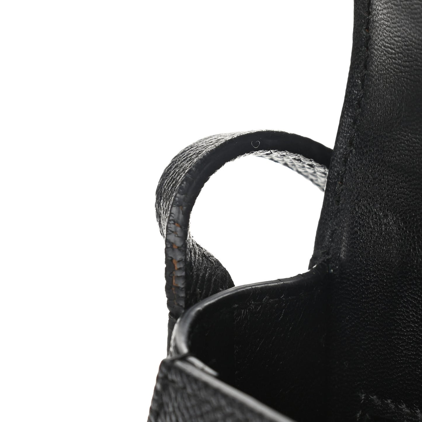 Grained Calfskin Small Trotteur Black