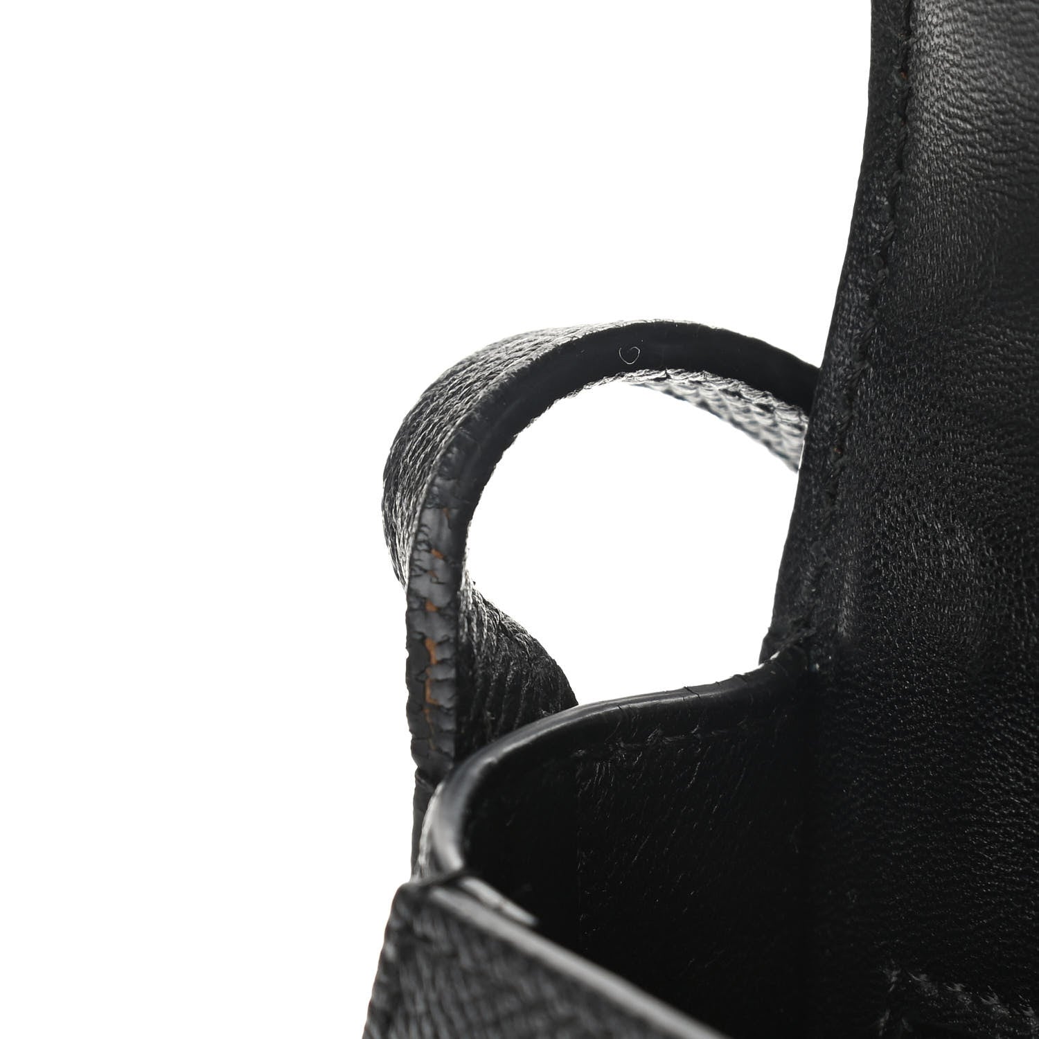 Celine Grained Calfskin Small Trotteur Black 11 of 12