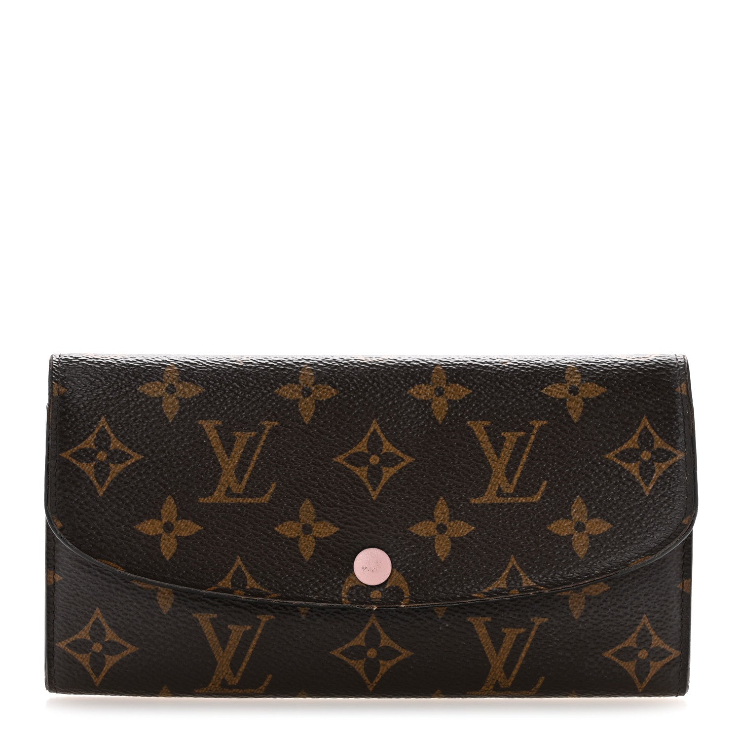 Louis Vuitton Monogram Emilie Wallet Rose Ballerine 1 of 10