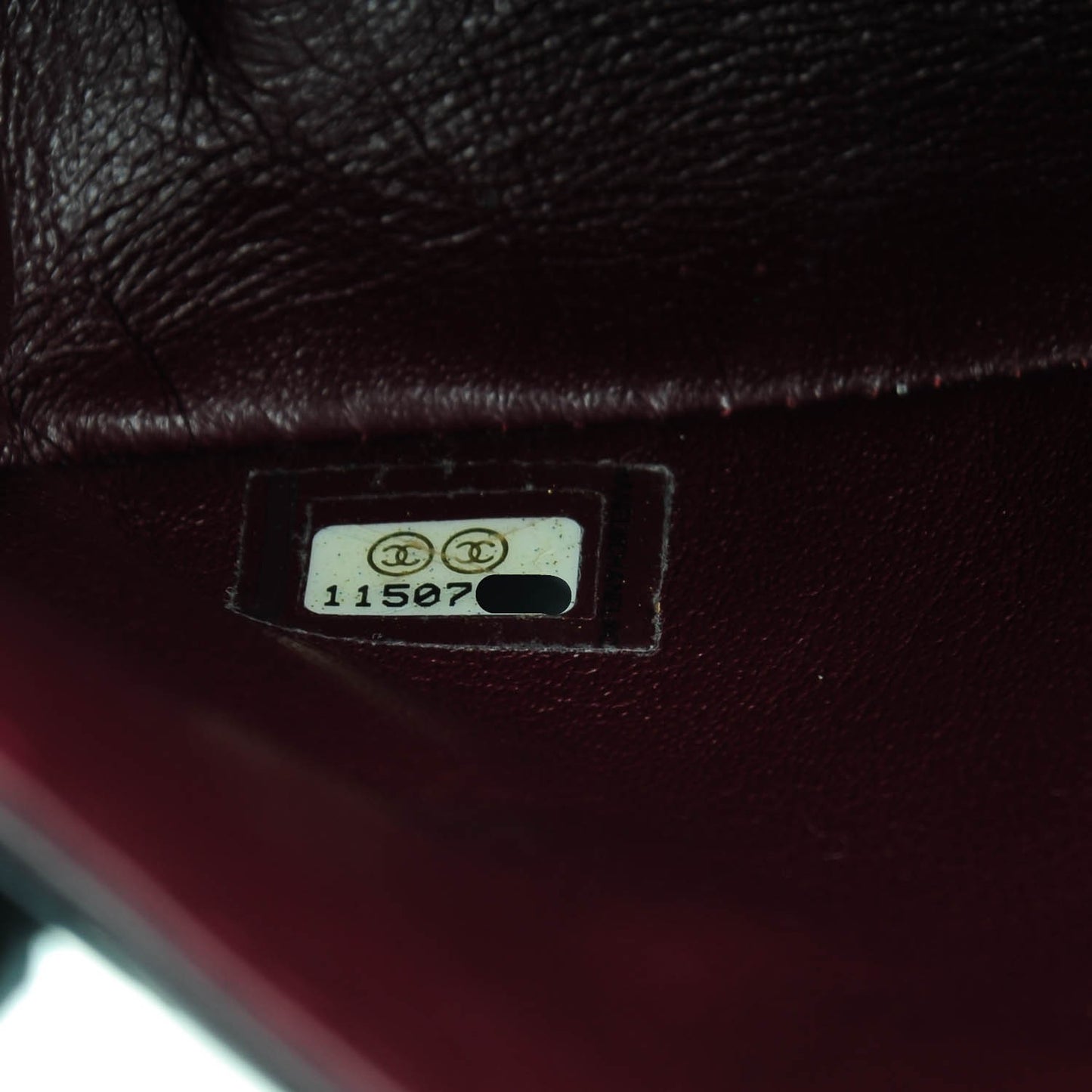 Aged Calfskin Lucky Charms 2.55 Reissue 225 Flap Black