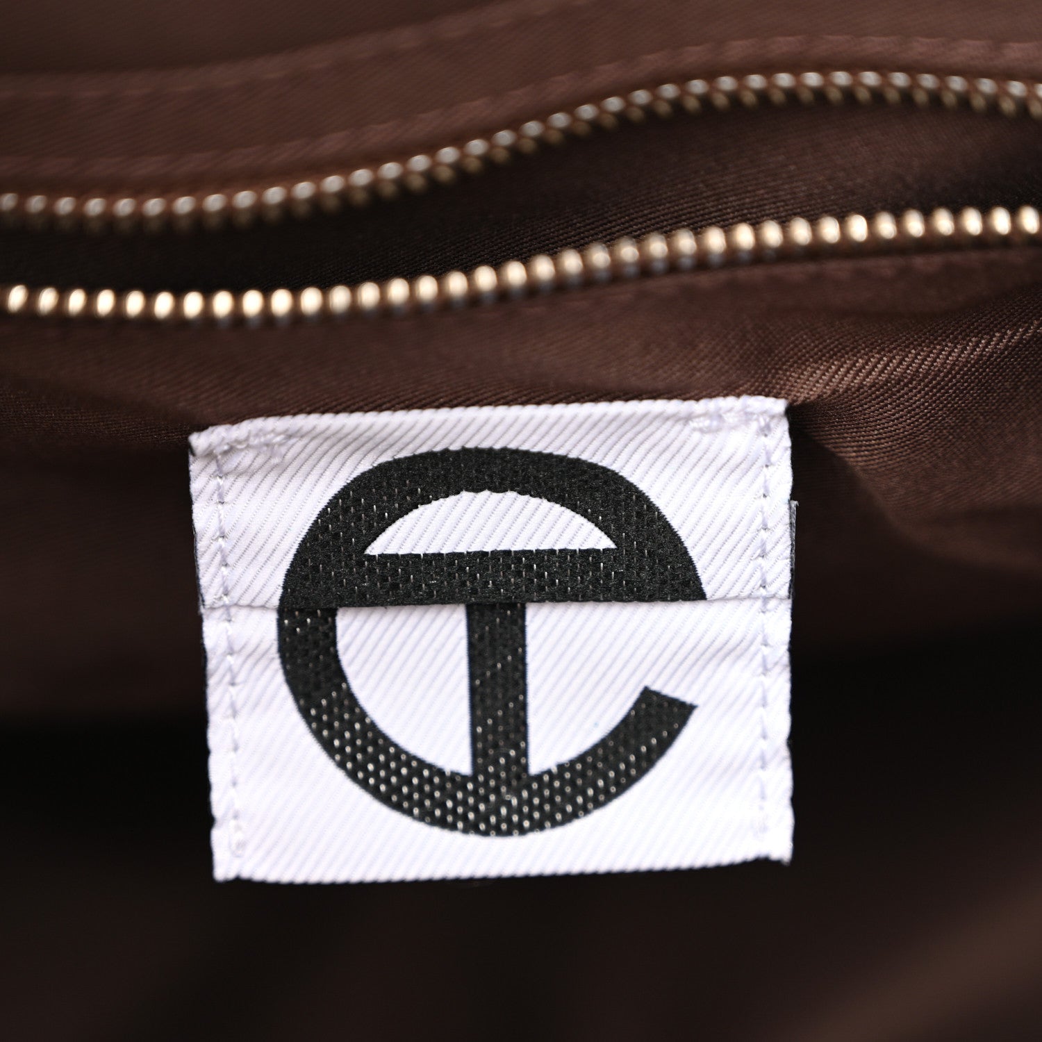 Telfar Patent Vegan Leather Medium Shopping Bag Chocolate 6 of 9