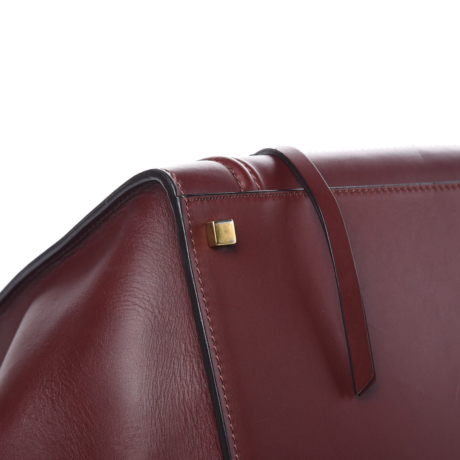 Celine Natural Calfskin Medium Phantom Luggage Burgundy 8 of 16