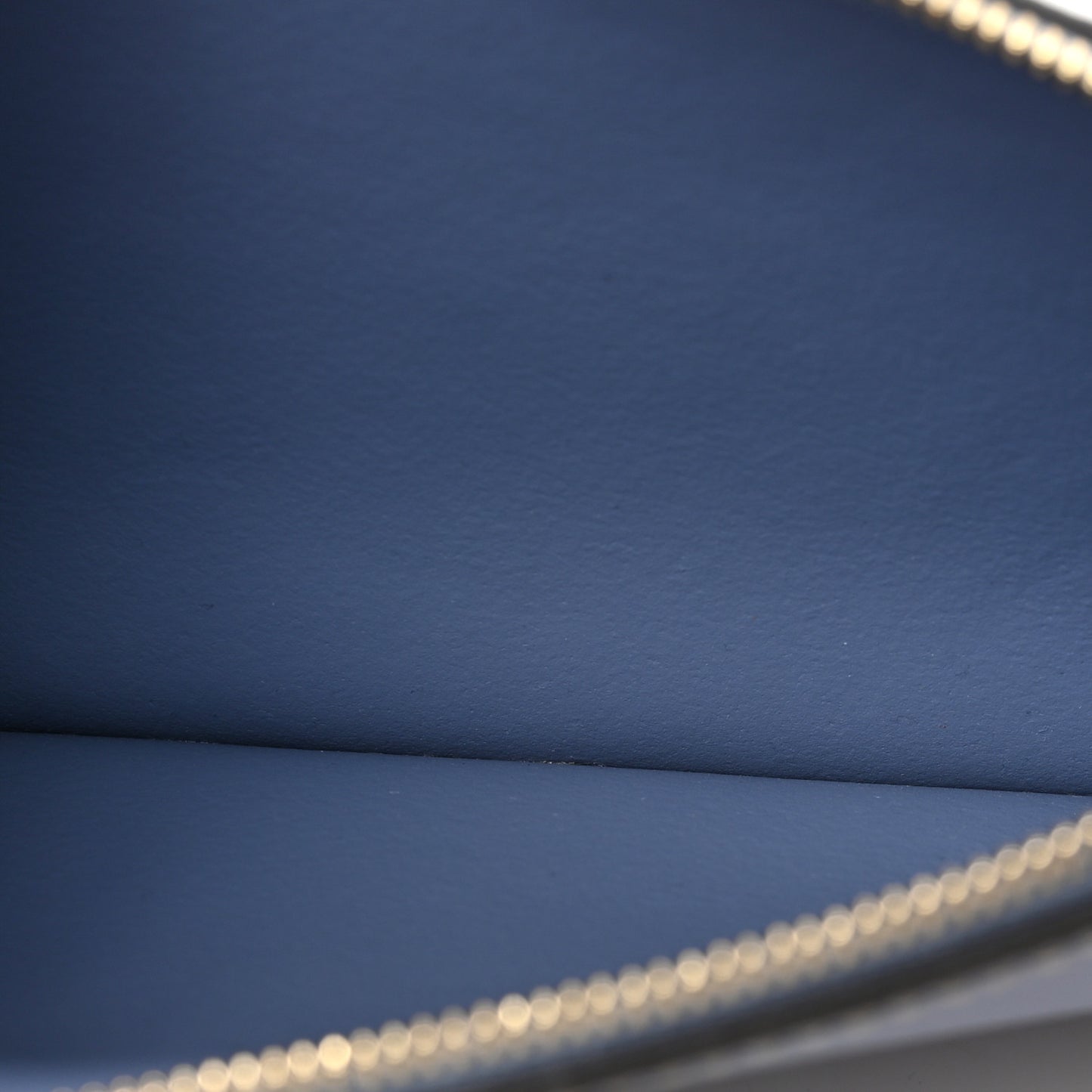 Grained Calfskin Small Darryl Pouch Blue