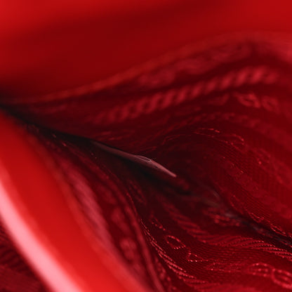 Prada Soft Calfskin Diagramme Camera Bag Rosso 7 of 10