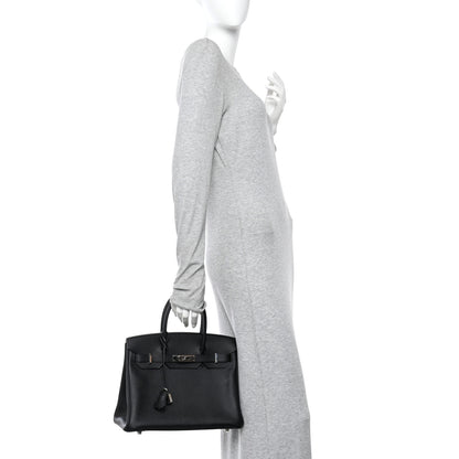 Hermes Epsom Birkin 30 Black 2 of 11