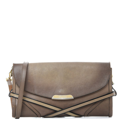 Burberry Bridle Calfskin Katherine Crossbody Clutch Brown 1 of 23