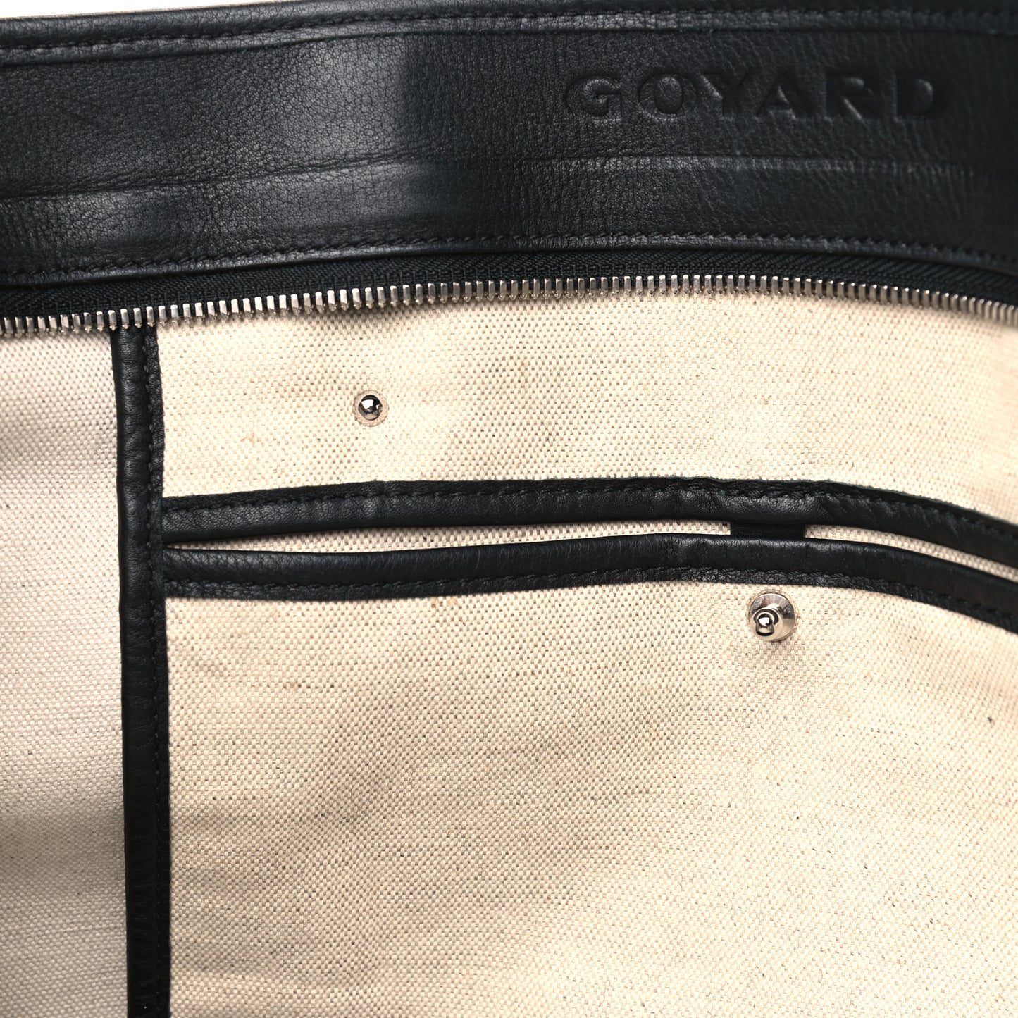 Goyardine Marquises Tote Black