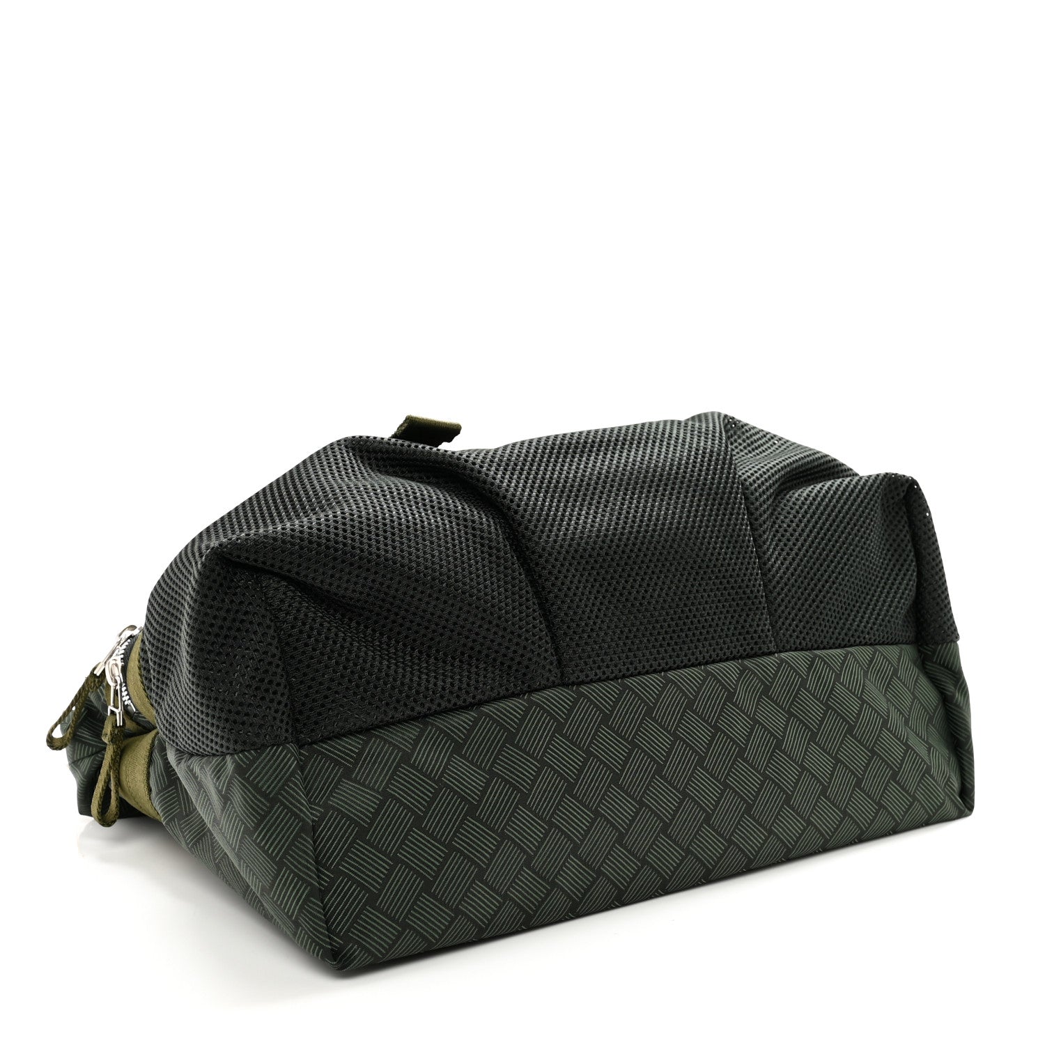 Bottega Veneta Jacquard Nylon Intrecciato Trekking Tote Khaki 3 of 8