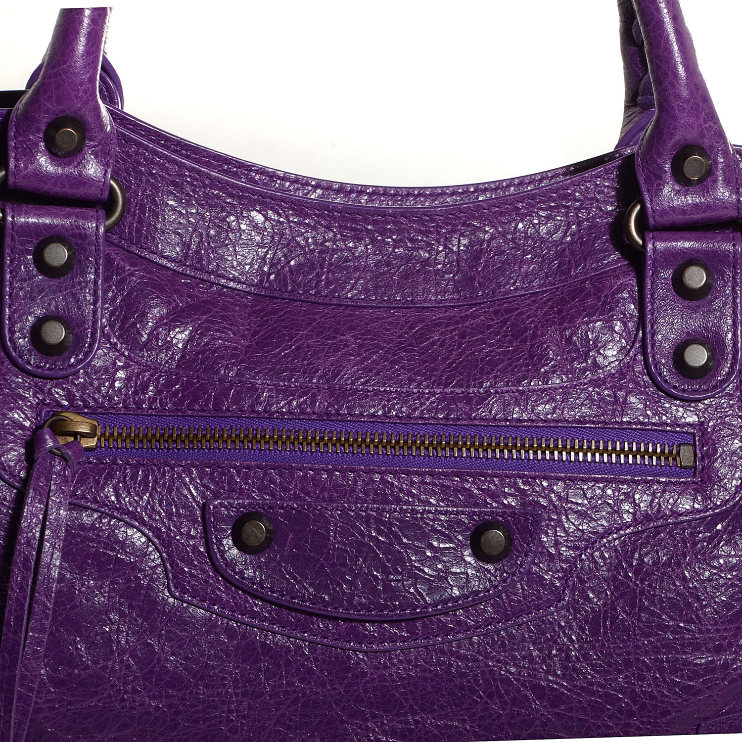 Balenciaga Agneau Classic Hardware Town Ultraviolet 10 of 12