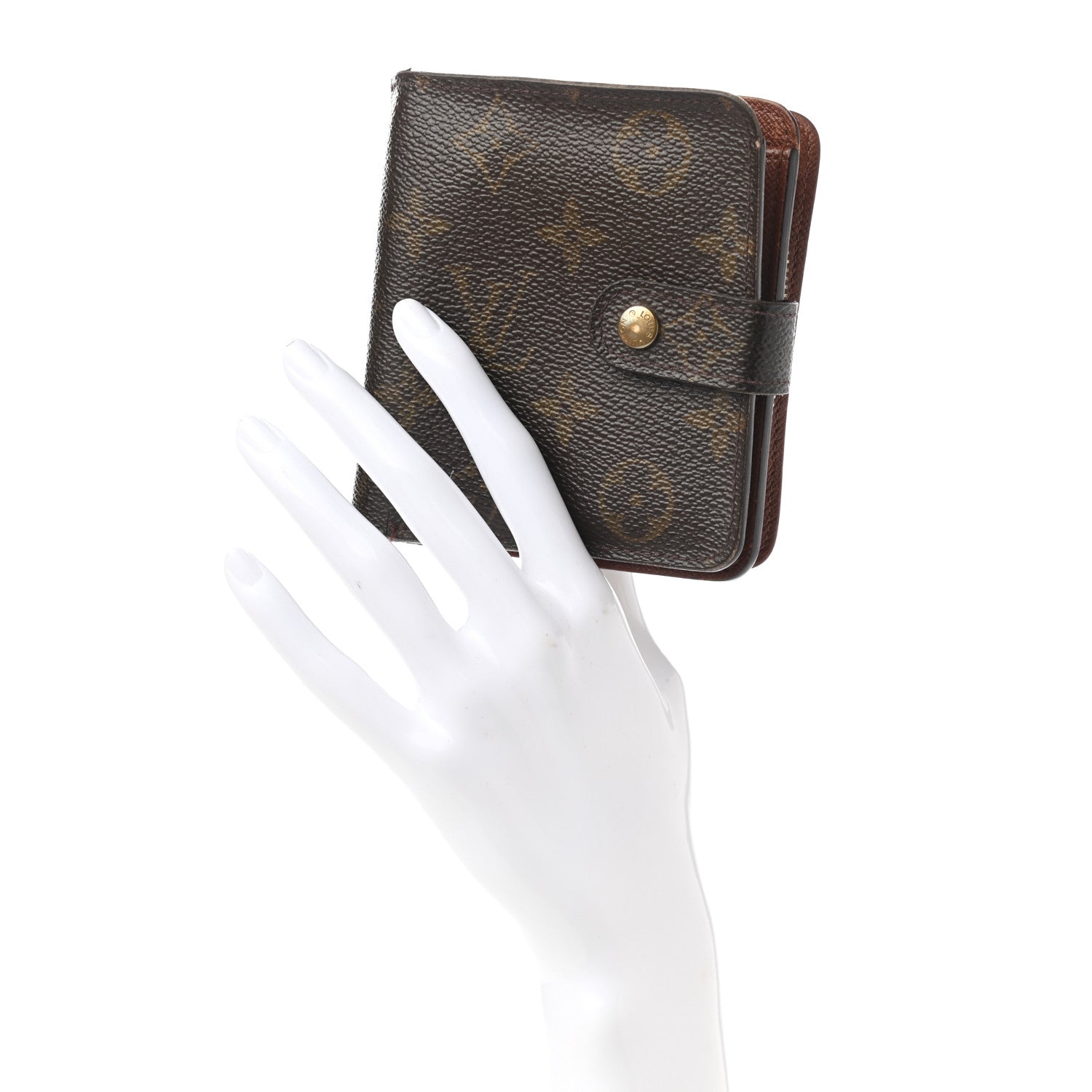 Louis Vuitton Monogram Compact Zippe Zipped Wallet 2 of 18