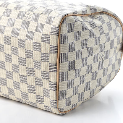 Louis Vuitton Damier Azur Speedy 30 6 of 10
