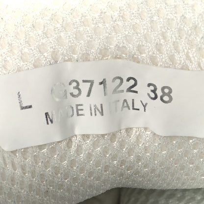 Chanel Nylon Suede Calfskin CC Sneakers 38 Green Light Green 9 of 9