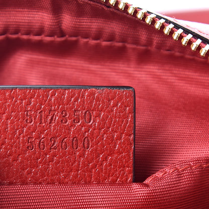 Gucci Canvas Sylvie Stripe Mini Ophidia Camera Bag Mystic White Hibiscus Red Maritime 7 of 10