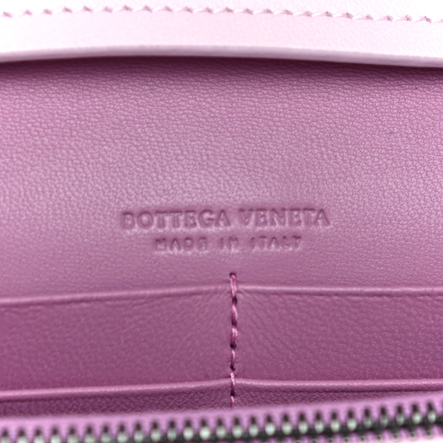 Nappa Intrecciato Continental Wallet With Strap Twilight