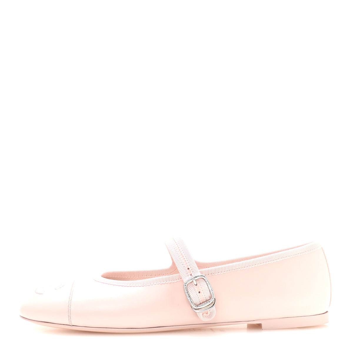 Lambskin Mary Jane Flats 39.5 Light Pink