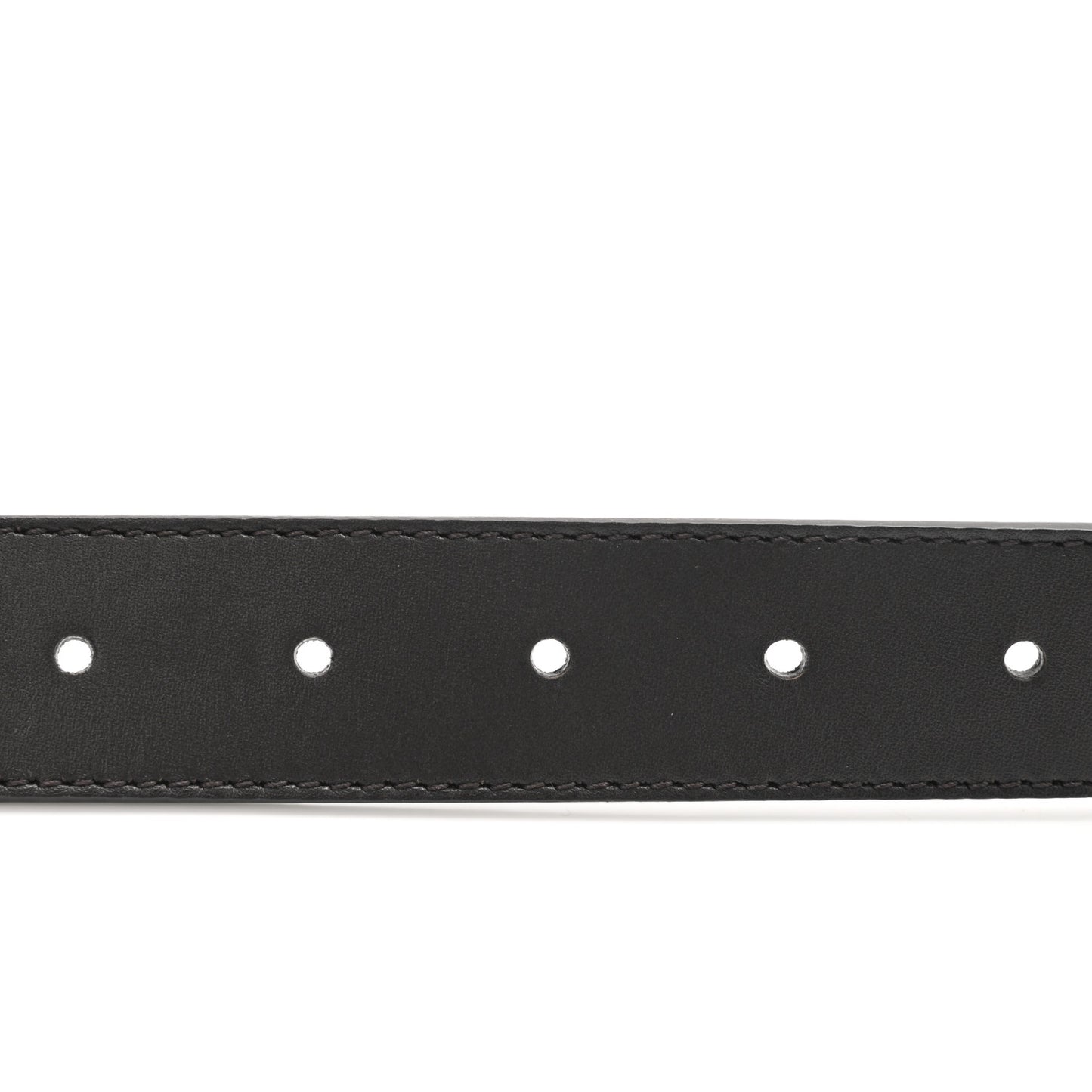 Moon Calfskin Double G 30mm Belt 90 36 Dark Cocoa
