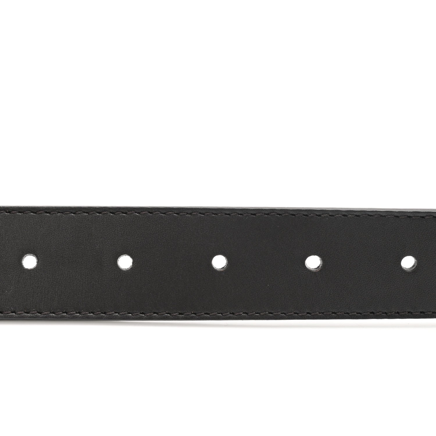 Gucci Moon Calfskin Double G 30mm Belt 90 36 Dark Cocoa 4 of 5