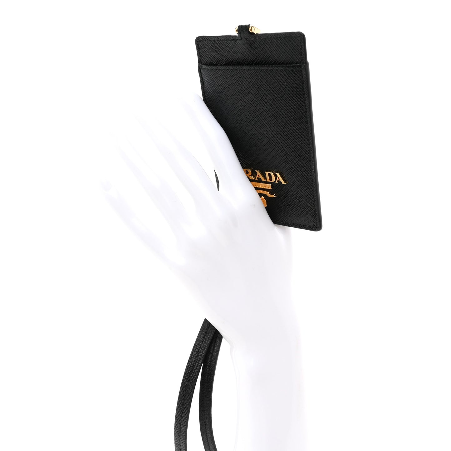 Vitello Move Triangle Lanyard Card Case Black