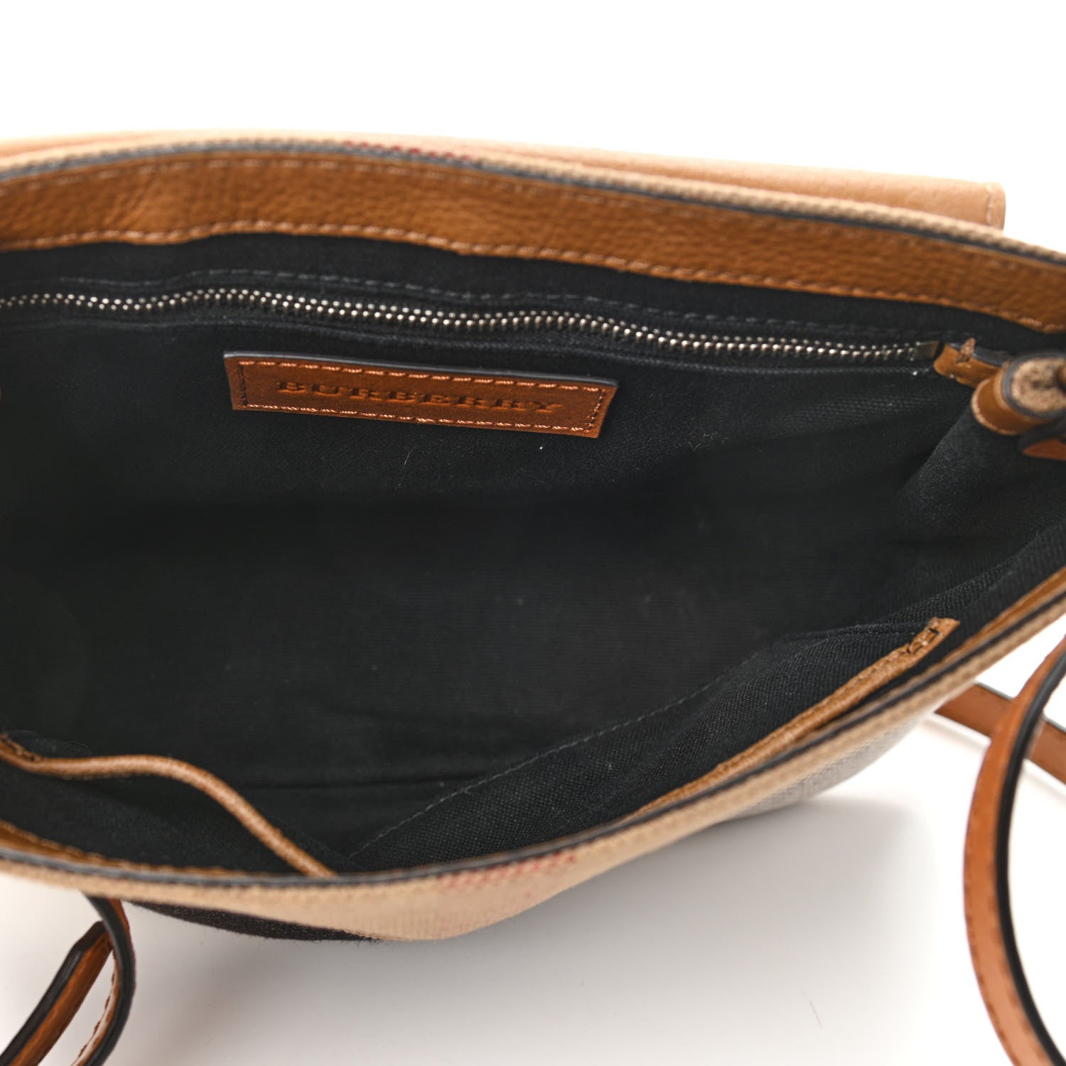 Burberry Canvas Mega Check Crossbody Brown 5 of 11