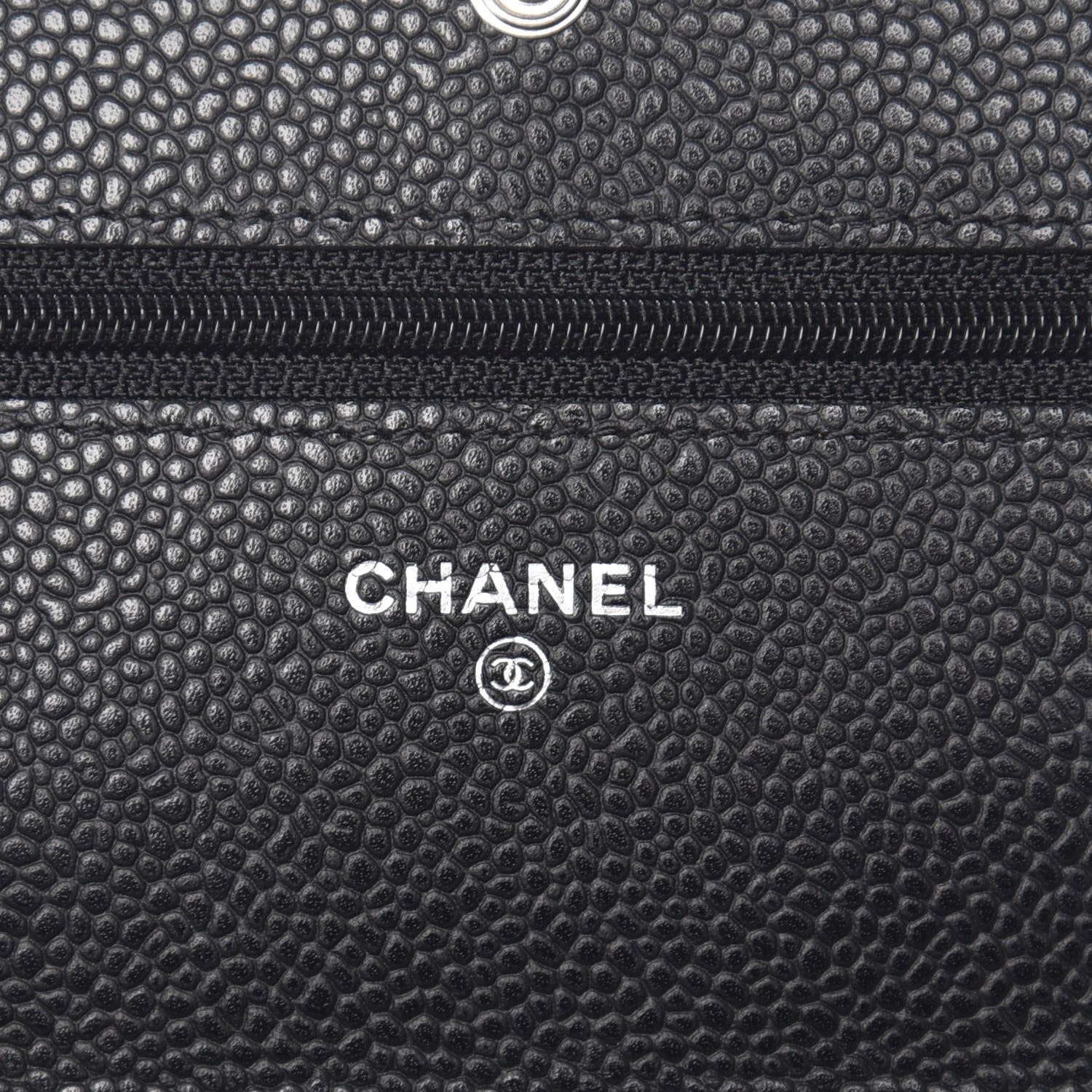 Chanel Caviar Quilted Wallet On Chain WOC Black 8 of 10