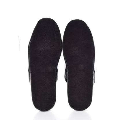 Louis Vuitton X SUPREME Lambskin Mens Hugh Slippers 7 Black 6 of 11
