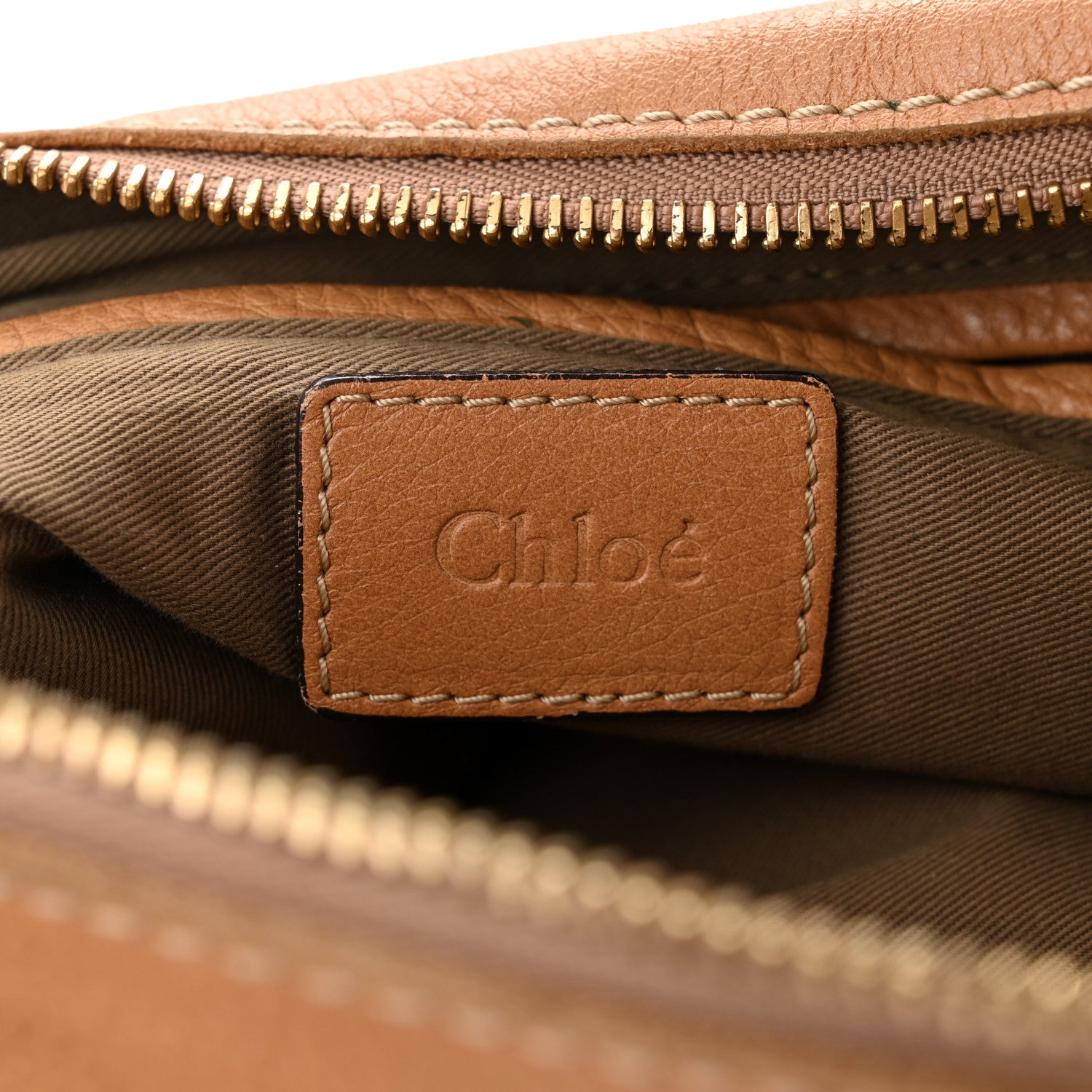 Chloe Calfskin Medium Marcie Satchel Light Tan 6 of 17
