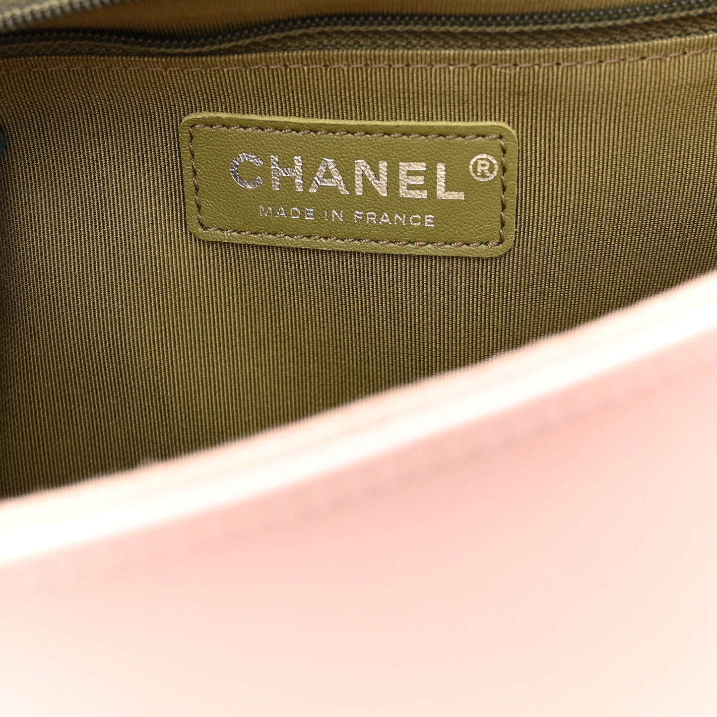 Calfskin Quilted New Medium Boy Flap Light Pink