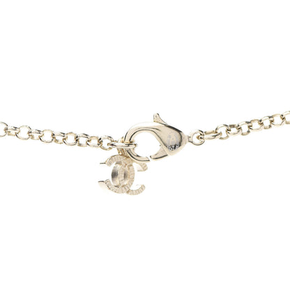 Chanel Pearl CC Chain Necklace Gold 4 of 8