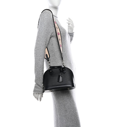 Louis Vuitton Epi Jacquard Alma BB Black 2 of 9