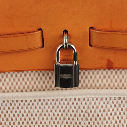 Hermes Toile Barenia Herbag PM Natural 8 of 8