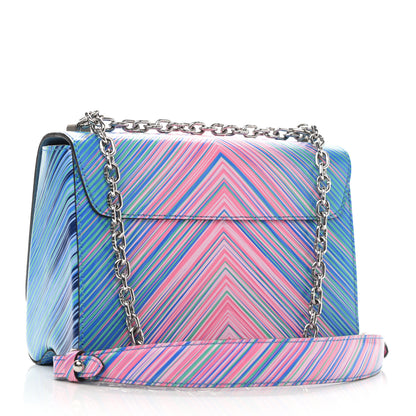 Louis Vuitton Epi Tropical Twist Shoulder Bag MM Blue Rose 2 of 8