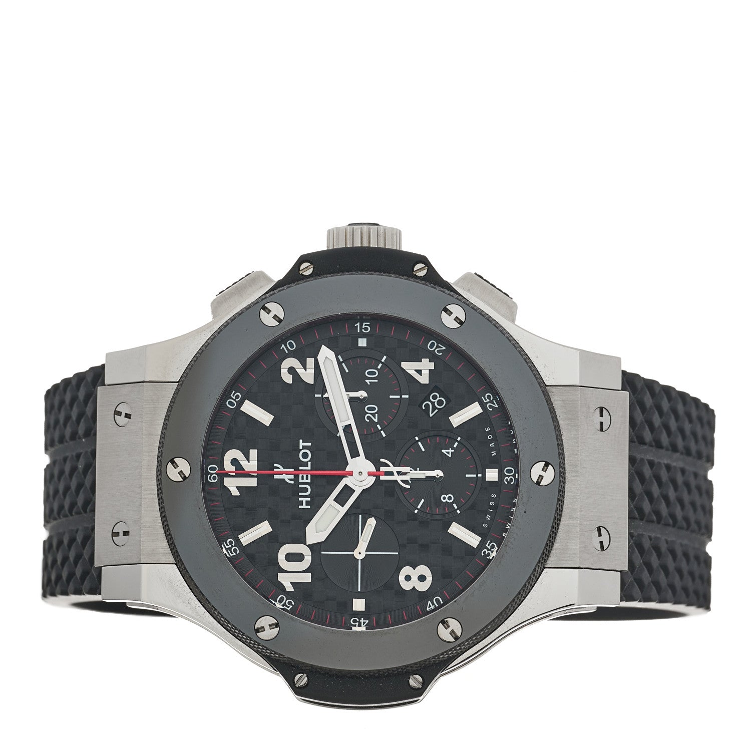 Hublot Stainless Steel Ceramic Rubber 44mm Big Bang Automatic Watch Black 301.SB.131.RX 2 of 5