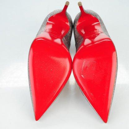 Christian Louboutin Mini Glitter So Kate 120 Pumps 38.5 Grenadine 5 of 11