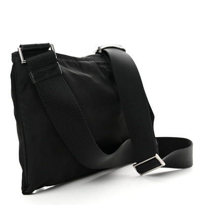 Prada Tessuto Nylon Flat Messenger Bag Black 3 of 16
