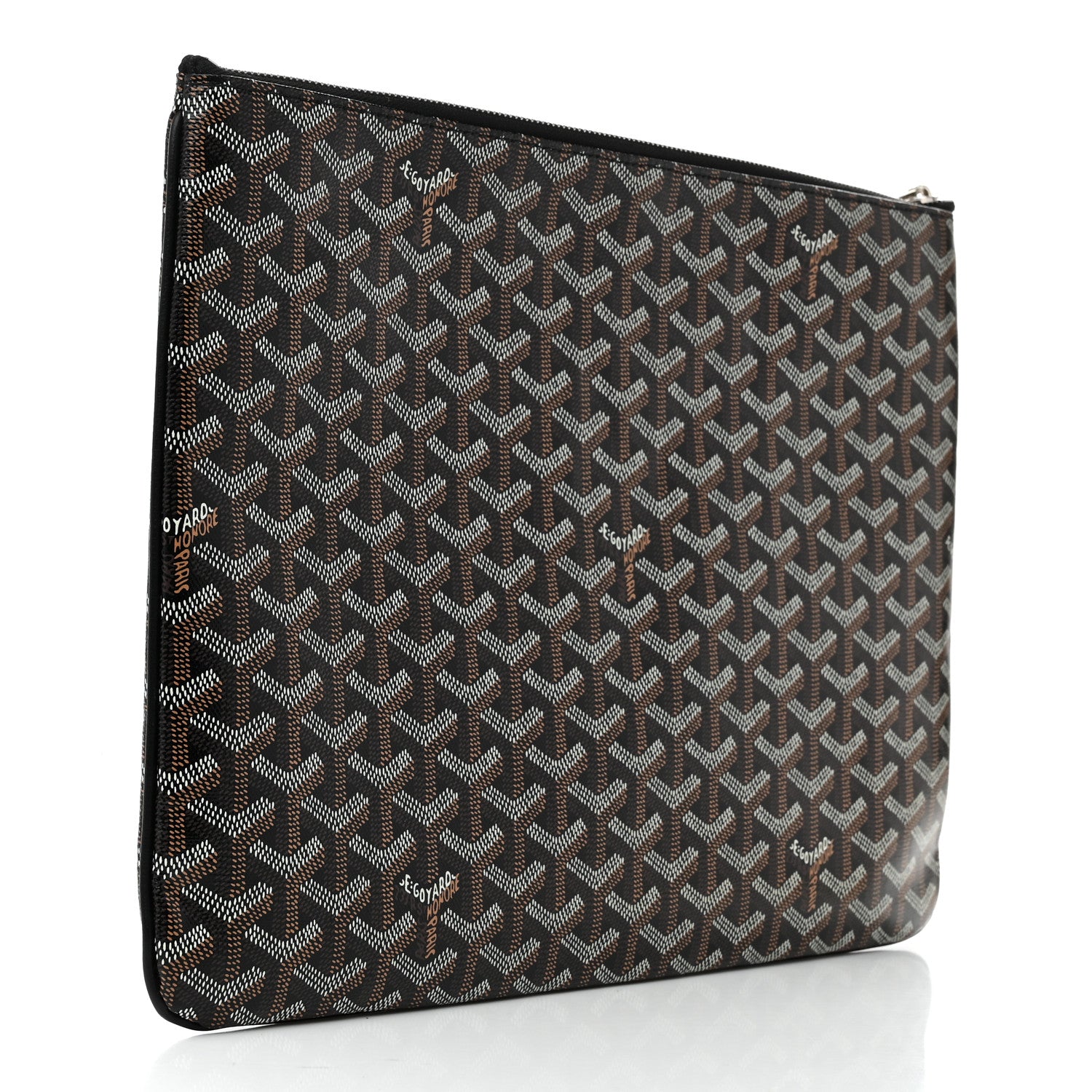 Goyard Goyardine Senat Pochette GM Black 3 of 7