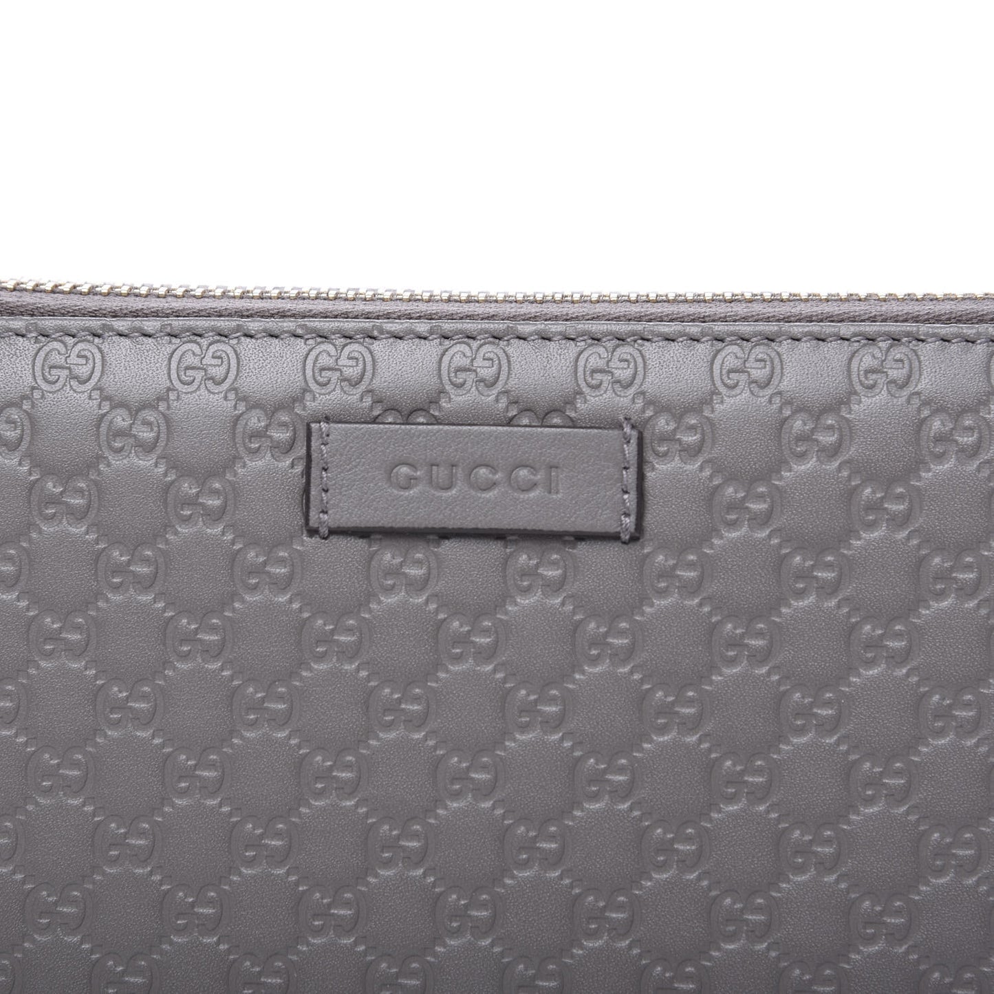 Soft Microguccissima Zip Around Top Handle Travel Wallet Loess