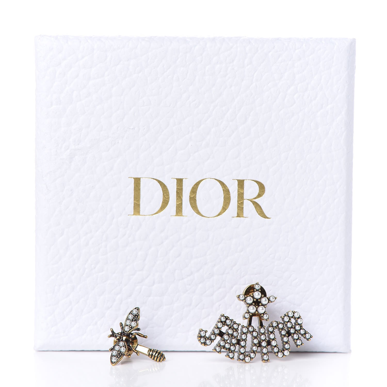 Christian Dior Metal Pearl J'adior Earrings Gold 5 of 5