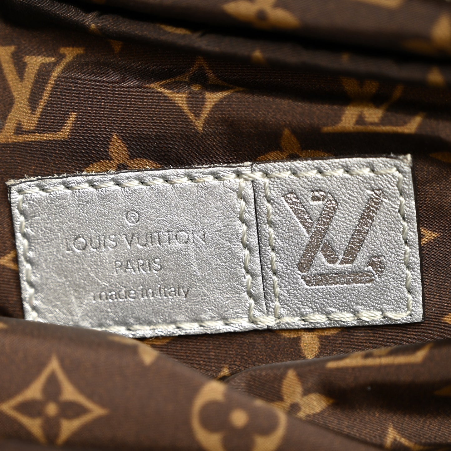 Econyl Monogram Pillow Bumbag Silver
