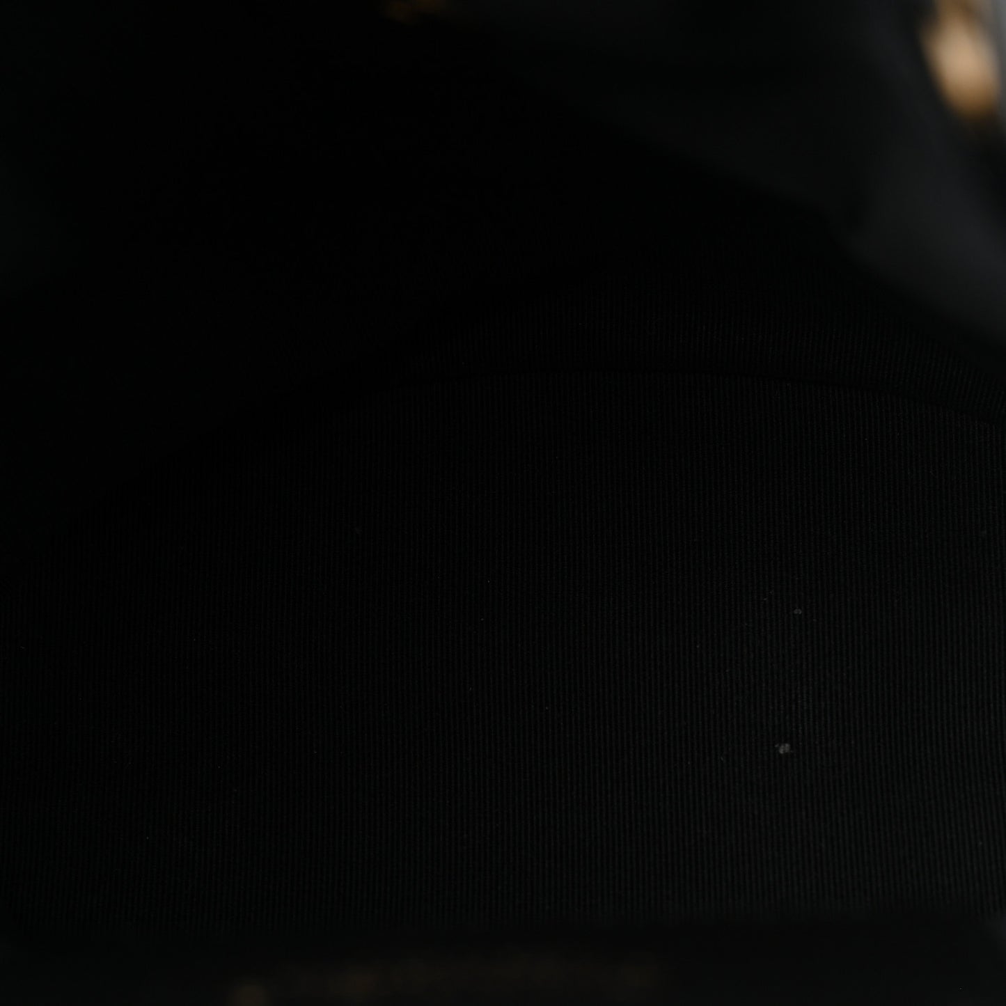 Lambskin Quilted Logo Mini Backpack Black