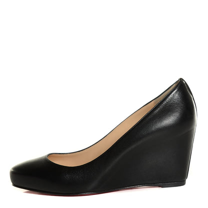Christian Louboutin Nappa Melisa 70 Wedges 36.5 6.5 Black 1 of 7