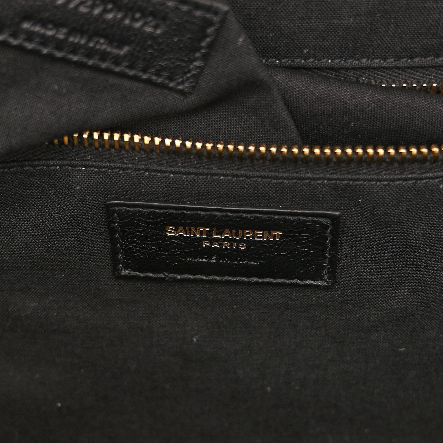 Saint Laurent Linen Calfskin Rive Gauche Tote Natural 6 of 11