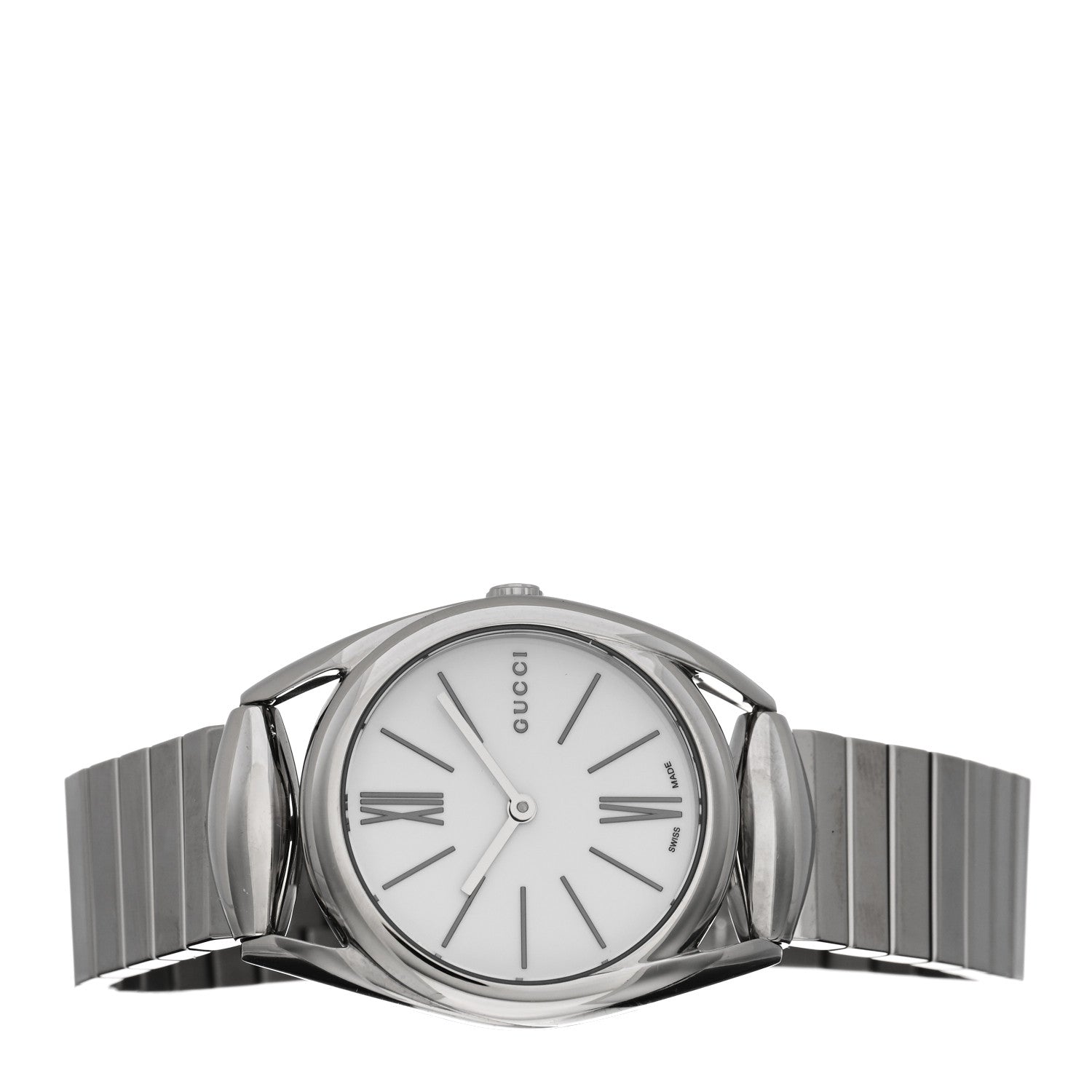 Gucci Stainless Steel 30mm Horsebit Quartz Watch 2 of 4
