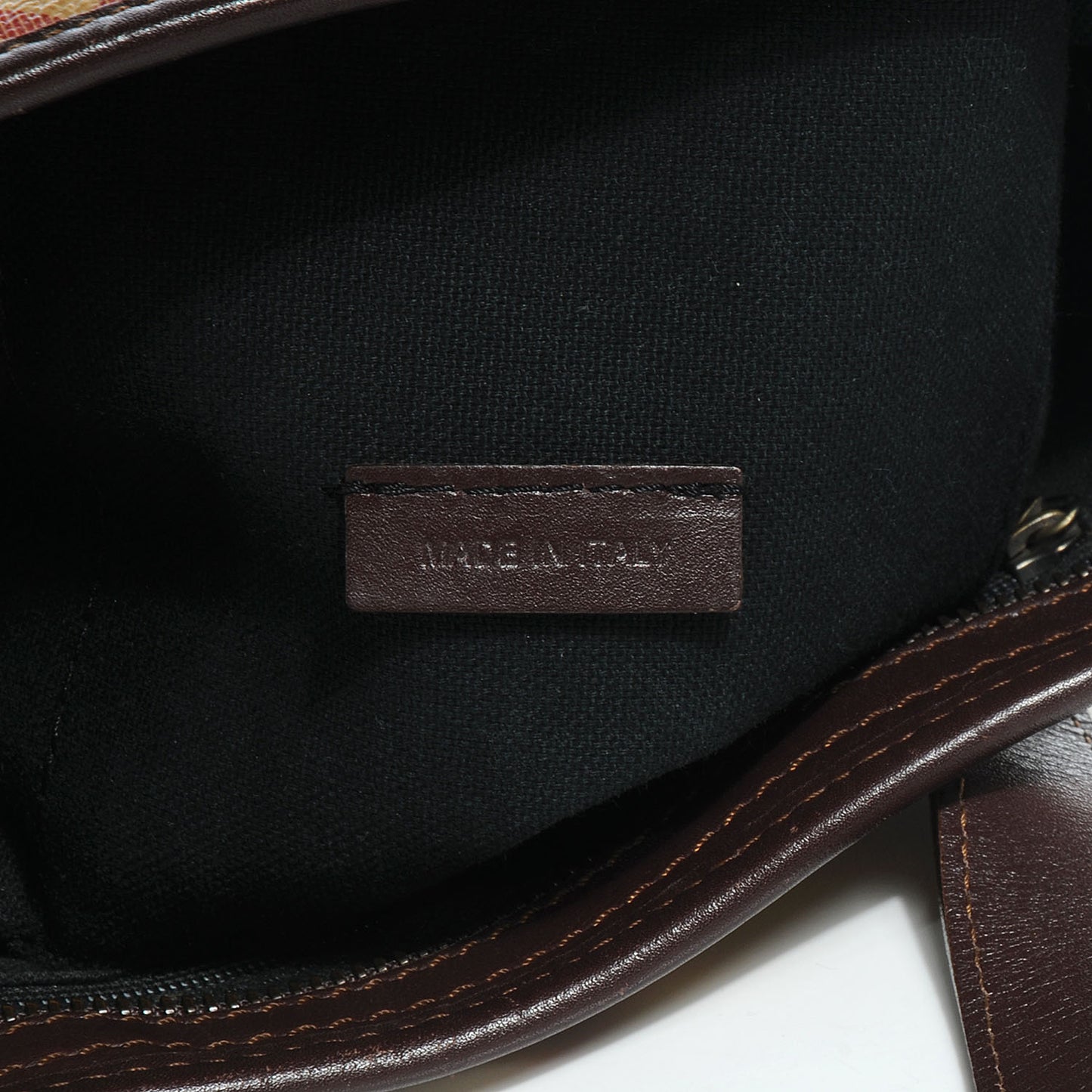 Haymarket Check Studded Tote Brown