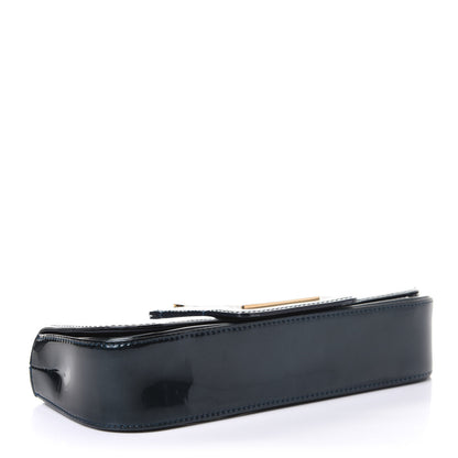 Louis Vuitton Patent Sobe Clutch Blue Nuit 4 of 9