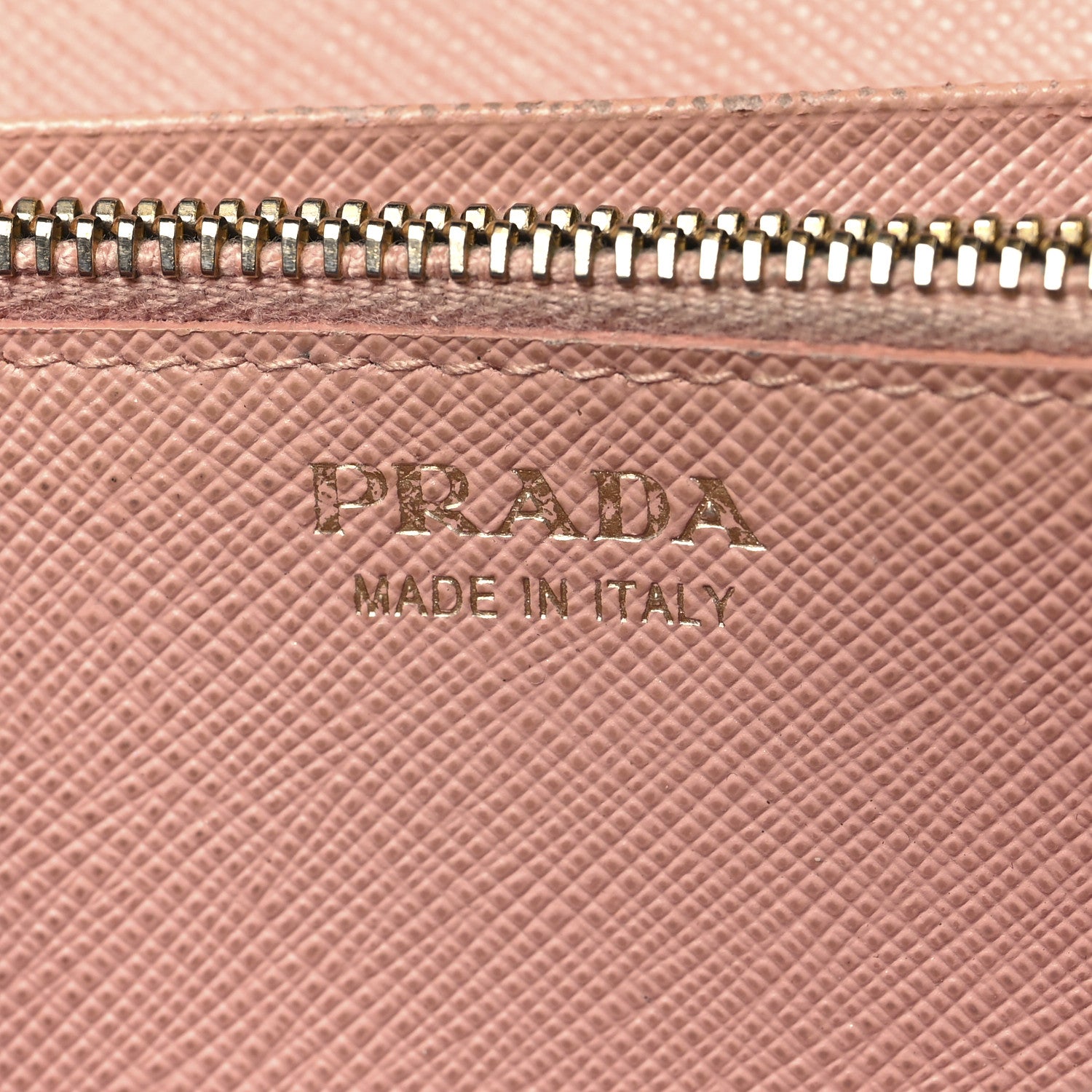 Prada Saffiano Bi-Color Metal Continental Flap Travel Wallet Cammeo Orchidea 7 of 11
