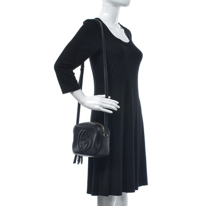 Gucci Pebbled Calfskin Small Soho Disco Bag Black 2 of 8