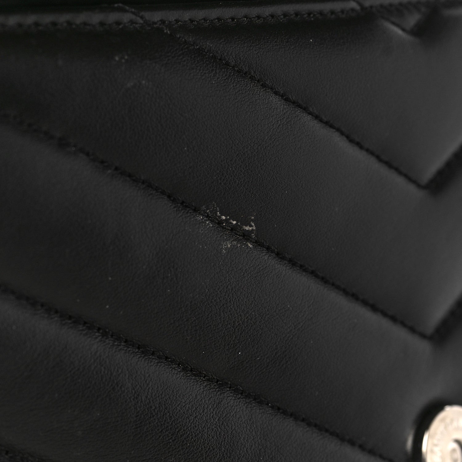Saint Laurent Calfskin Y Quilted Monogram Medium Loulou Chain Satchel Black 10 of 11
