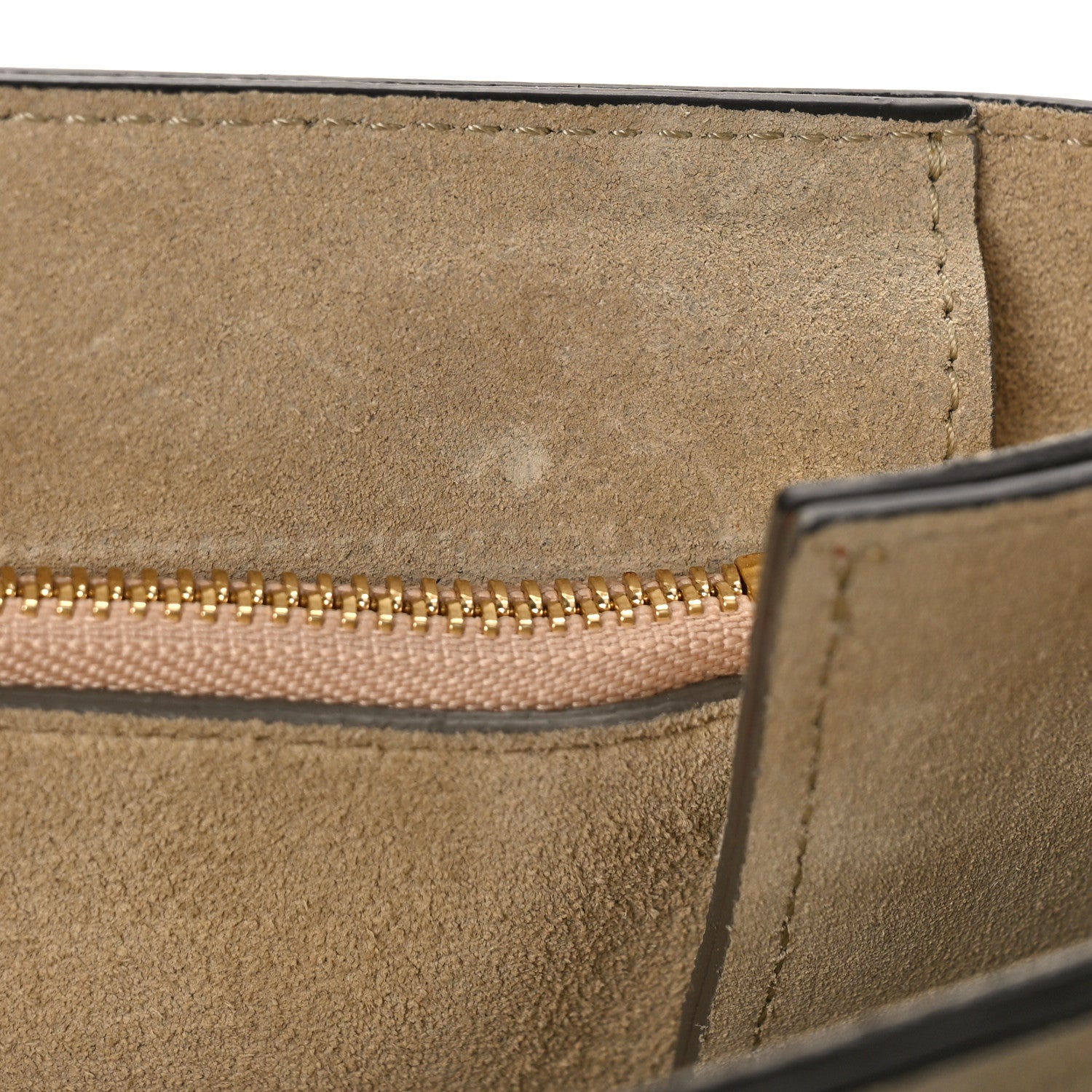 Chloe Suede Calfskin Medium Faye Shoulder Bag Caramel 9 of 9