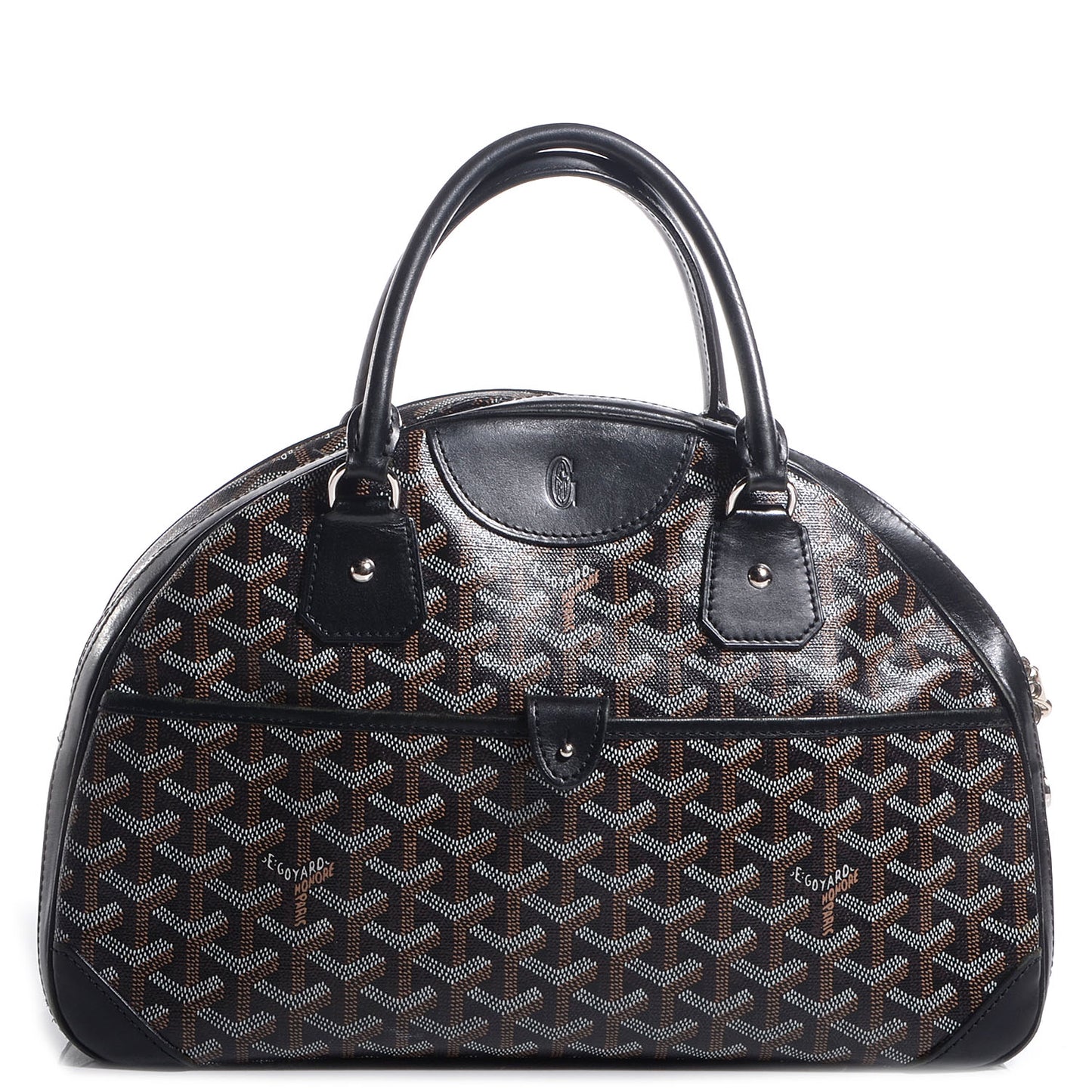 Goyardine Saint Jeanne MM Bowler Black